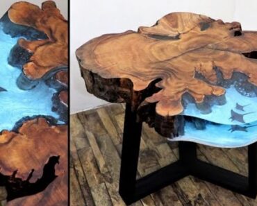 Simple Woodworking Plan Idea for Creating epoxy table Resin Art simplified