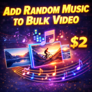 Add Music to Videos in Bulk – Desktop Bulk add music to multiple Videos