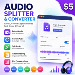Audio Splitter & Converter – Extract, Convert & Split Audio Fast